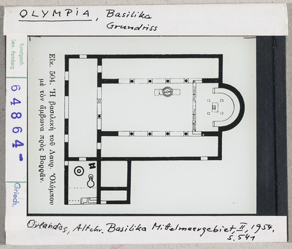 Vorschaubild Olympia: Basilika, Grundriss 